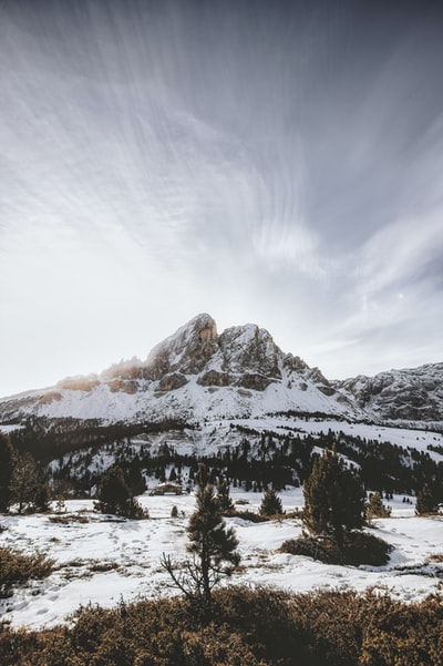 白昼雪山